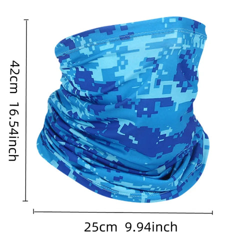 Outdoor Ice Silk Sun Protection Bib Motorcycle Neck Cover